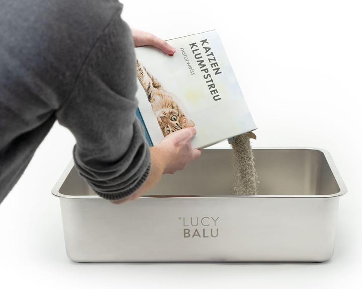 Produktbild LucyBalu Steeloo (Katzenklo offen)