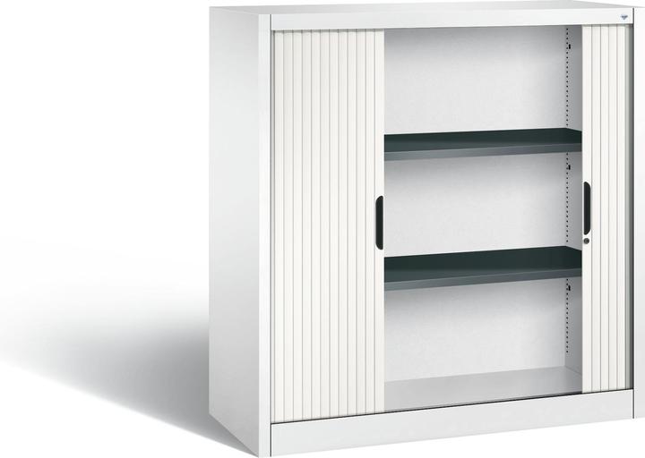 Actual product image C+P Roller shutter cabinet with horizontal blind (120 x 42 x 123 cm)