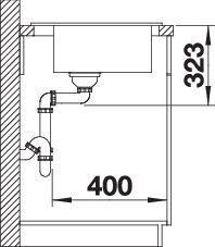 Actual product image Blanco Palona 6 (Top-mounted sink, 61.50 cm, 51 cm)