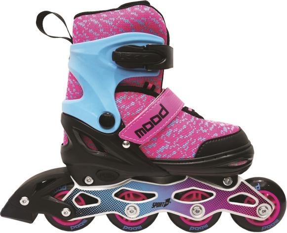 Power Play Sport1 "MOOD" Rosa Inline Skates Grösse 31-34 (31)