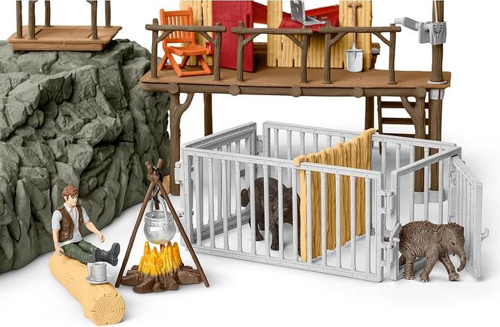 Produktbild Schleich Dschungel Forschungsstation Croco