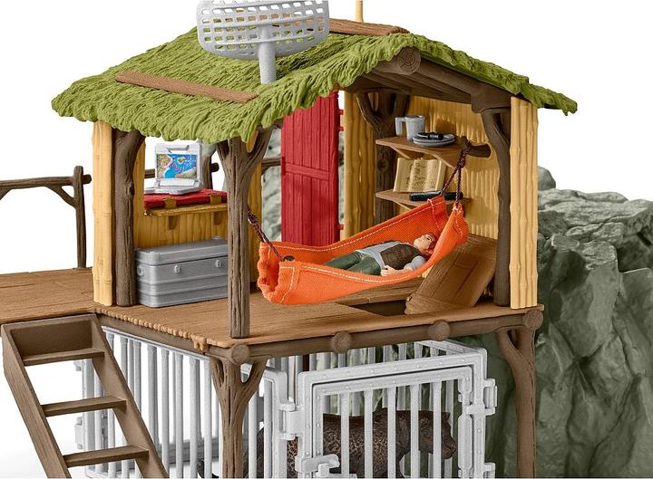 Produktbild Schleich Dschungel Forschungsstation Croco
