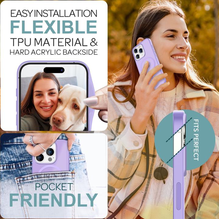 Actual product image Nalia Matte hybrid case with MagSafe function (Apple iPhone 16 Pro Max)