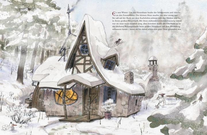 Actual product image Die kleine Hexe. Winterzauber mit Abraxas (German, Otfried Preussler, Susanne Preussler-Bitsch, 2020)