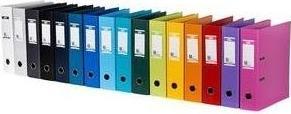 Actual product image Elba Folder "Strong Line", A4, spine width: 80 mm, blue PP plastic cover, sturdy edge protection through (A4+, 80 mm, 1 Piece)