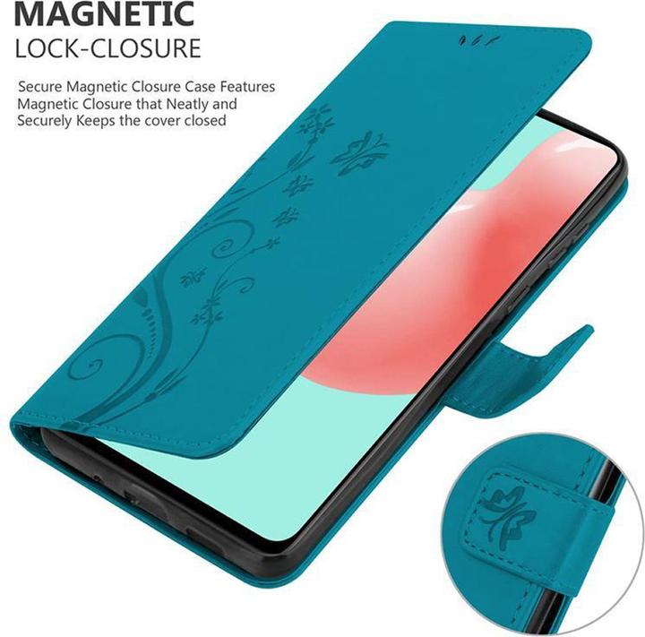 Actual product image Cadorabo Flower Book Cover (Samsung Galaxy A41)