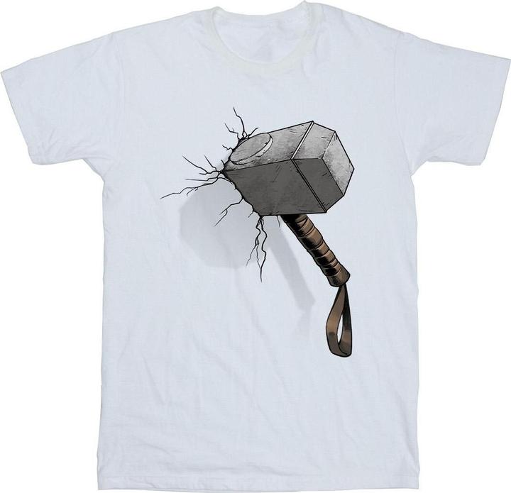 Produktbild Marvel Thor Hammer Crack TShirt (S)