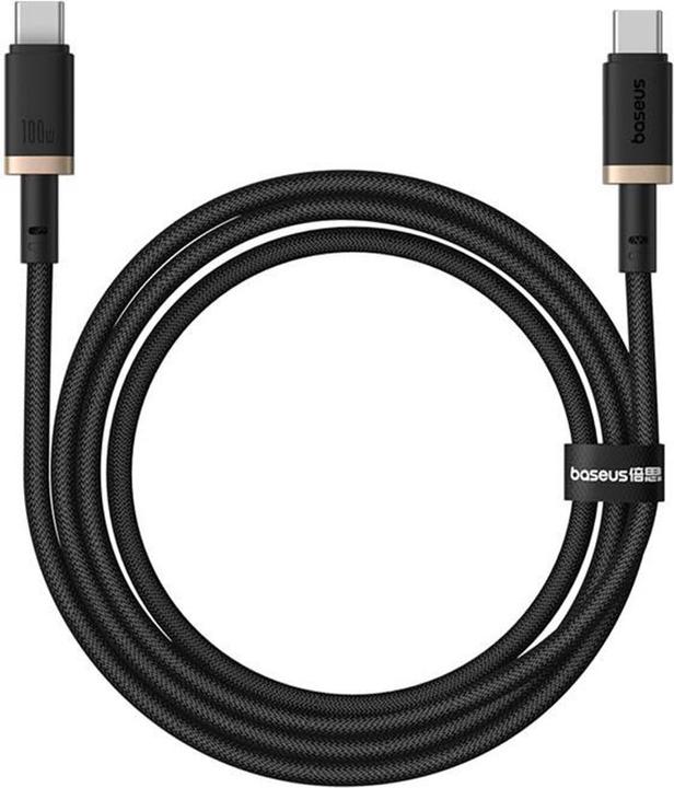 Immagine prodotto Baseus Dura Cavo di ricarica rapida da Tipo C a Tipo C 100 W da 1 m Nero Oro (1 m)
