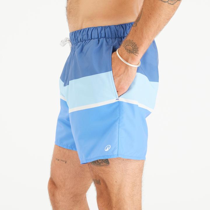 Actual product image Olaian Men’s Swim Shorts Surf 100 15” Short - Strippy Blue (M)