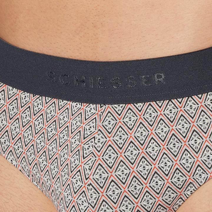 Produktbild Schiesser 3er Pack 95/5 Organic Cotton Rio Slip / Unterhose (7, XL, 3er Pack)