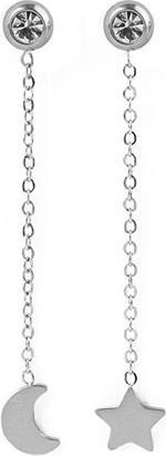 Produktbild Vuch Longymmetric steel earrings Infinity Silver (L)