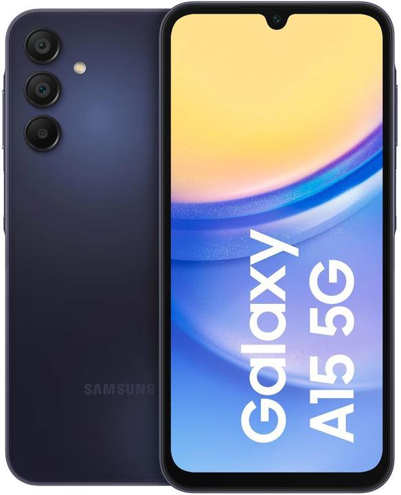 Samsung Galaxy A15 5G (128 GB, Black, Blue, 6.50", Dual SIM, 50 Mpx, 5G)