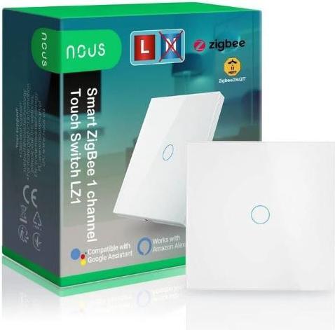 Image du produit Nous Commutateur tactile intelligent LZ1 ZigBee(1 canal)