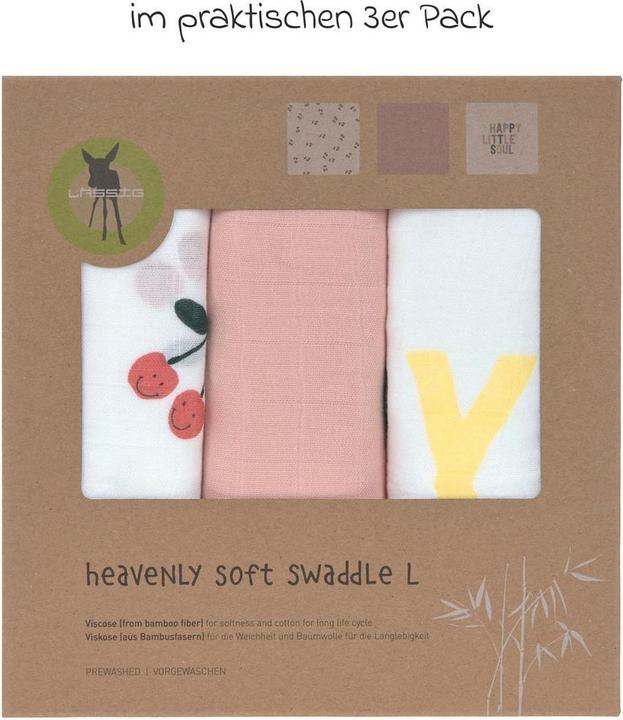 Produktbild Lässig Mullwindeln & Mulltücher Mulltuch 3er Pack Heavenly Soft Swaddle L (80 cm, 80 cm)