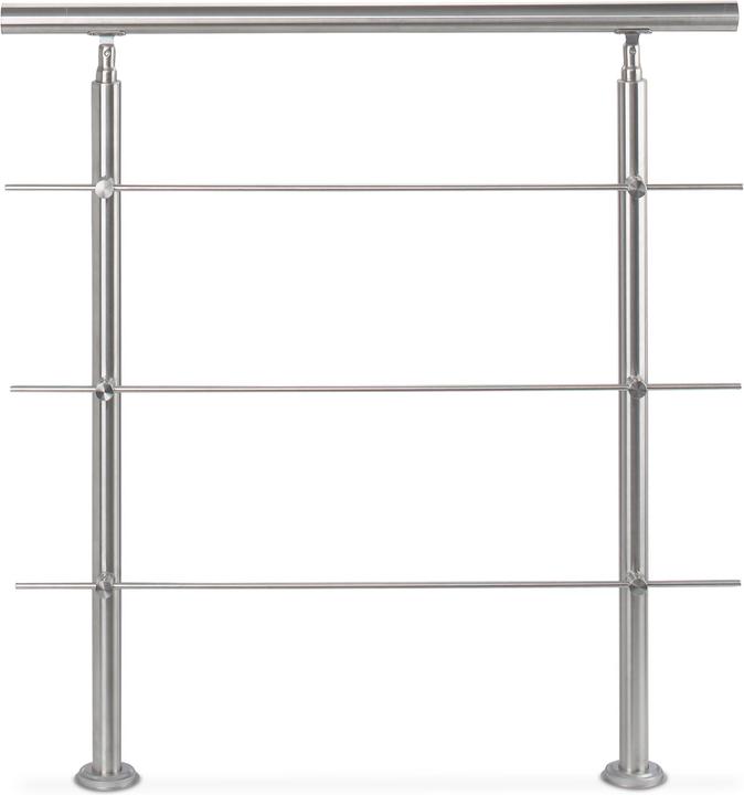 Produktbild Relaxdays Treppengeländer 1,5m (Edelstahl)