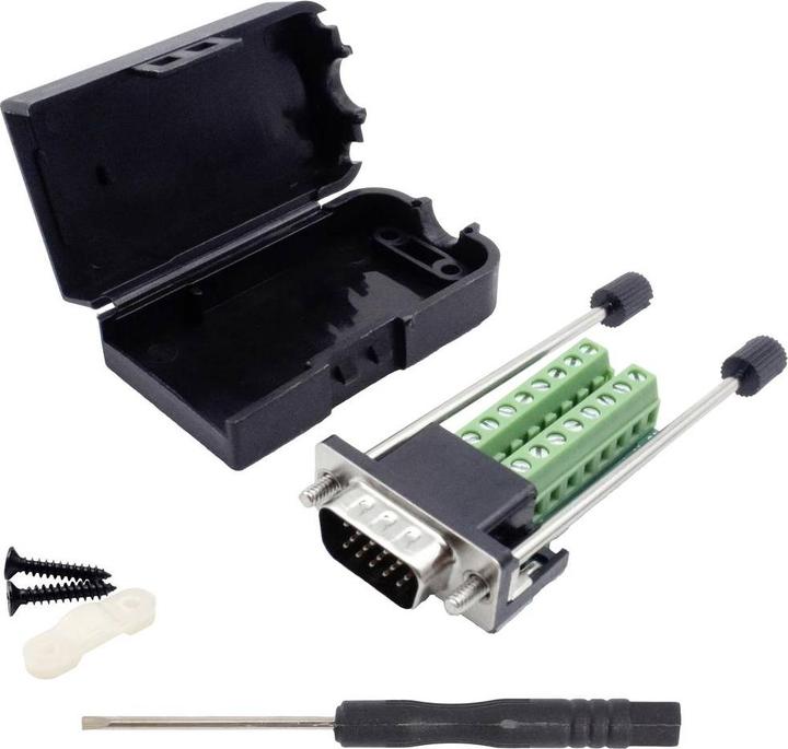 Produktbild Quadrios 2010C256 VGA-Steckverbinder Stecker, gerade Polzahl (num): 15 Schwarz