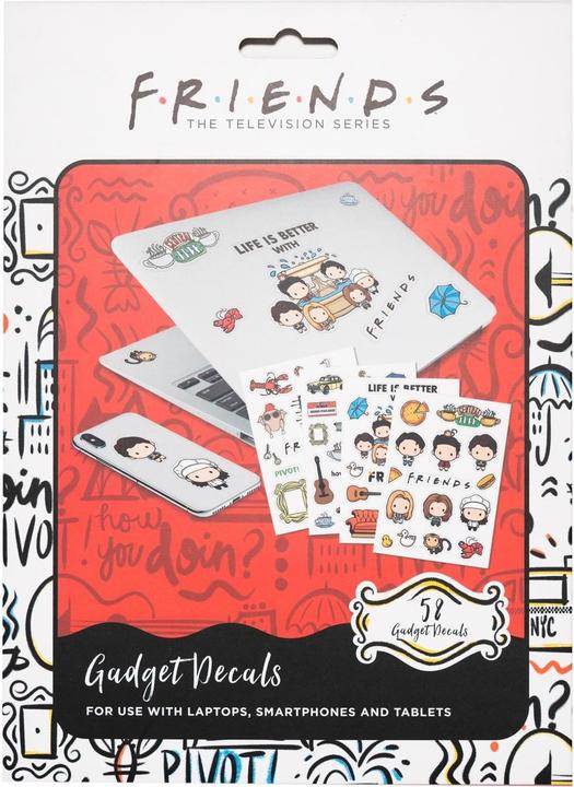 Produktbild Motivsticker Friends 4 Blatt, Figuren und Gegenstände