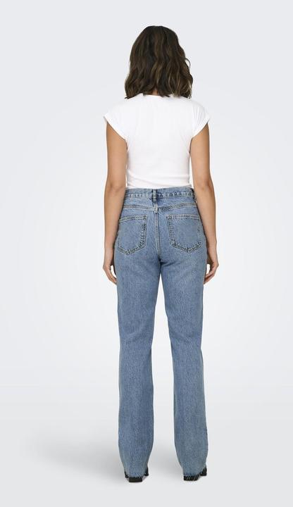 Immagine prodotto Only OnlRiley Life Jeans a vita alta dritti aderenti Jeans a vita dritta (W32/L30)