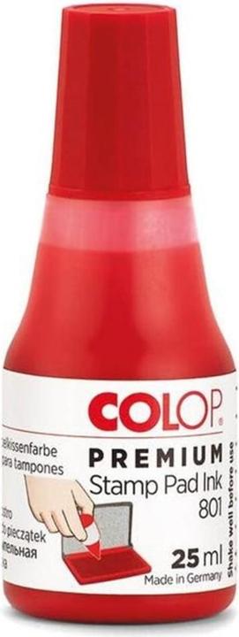 Image du produit Colop Encre pour tampons 801, 25 ml, rouge