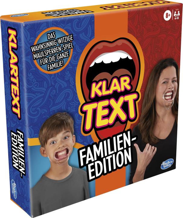 Actual product image Hasbro Gaming Plain text family edition (German)