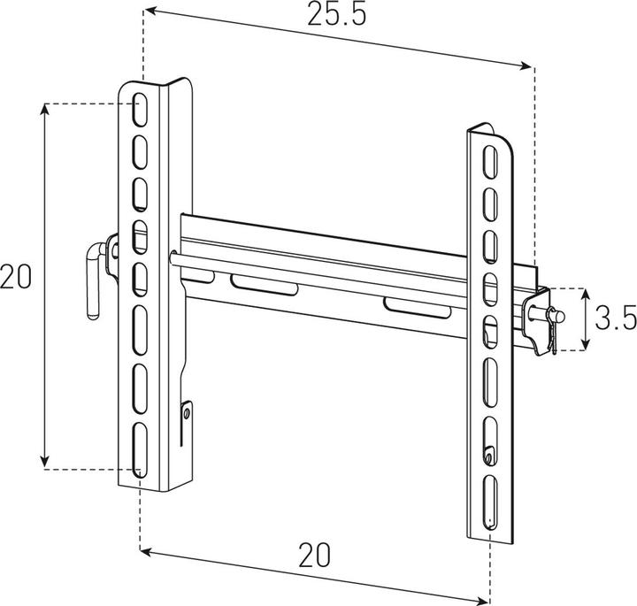 Produktbild Sonorous Surefix 132 (Wand, 37", 40 kg)