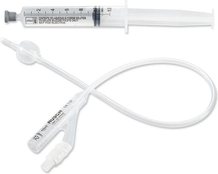 Image du produit Aquaflate Cathéter à ballonnet Brillant CH16 silicone cylindrique stérile 5 pces