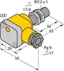 Turck TURC BI2-G12SK-Y1X Capteur inductif KEMA 02 ATEX 1090X (Capteur)