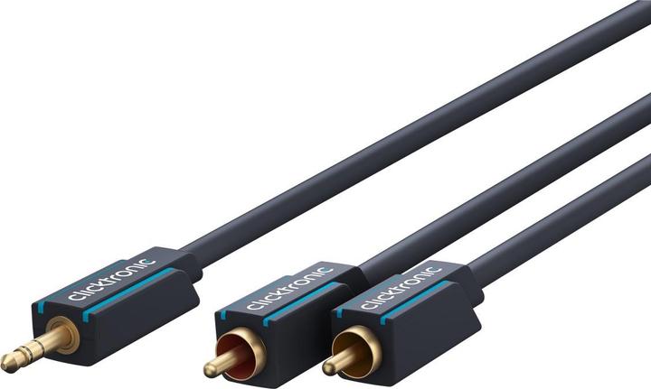 Image du produit Goobay Câble adaptateur MP3 (1 m, Jack 3,5 mm (AUX), RCA)