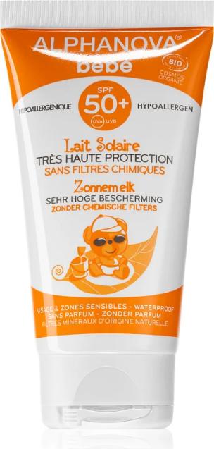 Produktbild Alphanova BB Sonnenmilch Bio SPF50+ Milch (Sonnenmilch, SPF 50+, 50 ml, 50 g)