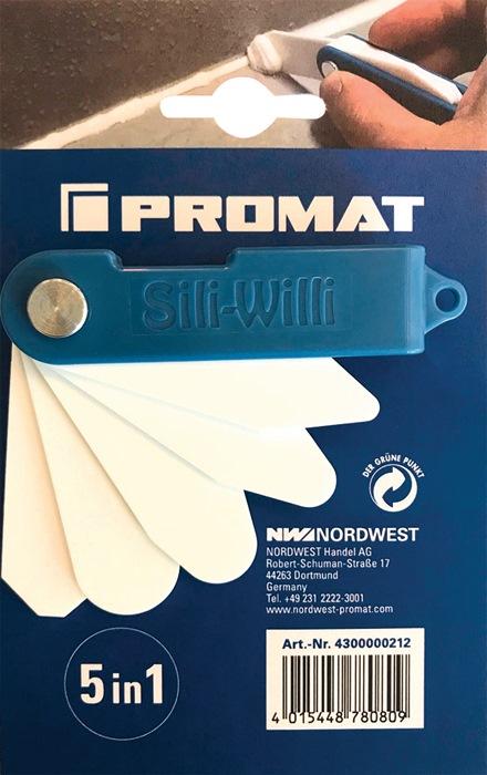 Immagine prodotto Promat Spatola in silicone 5 in 1 (1.50 cm)