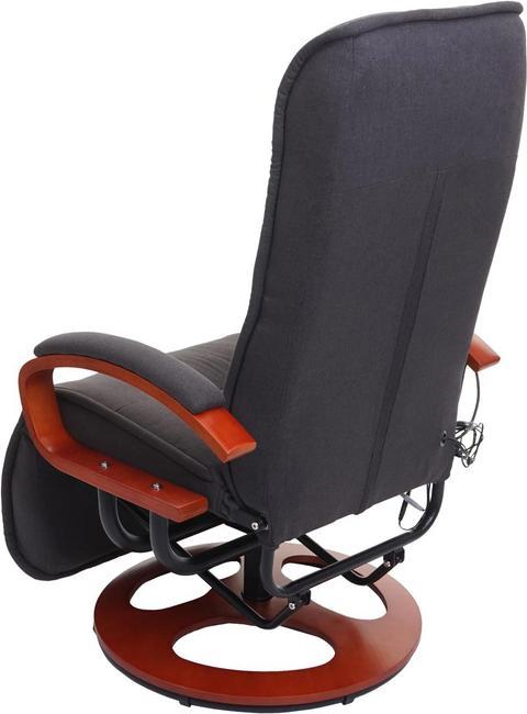 Produktbild Swisshandel24 Relaxliege ARLES II, Relaxsessel Massagesessel, MIT Massage Stoff/Textil - dunkelgrau