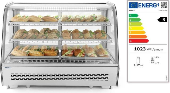 Hendi Rehausse vitrine réfrigérée 160 l 230V 160W (160 l)