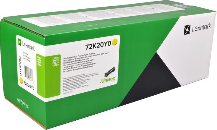 Actual product image Lexmark 72k20y0 (Y)
