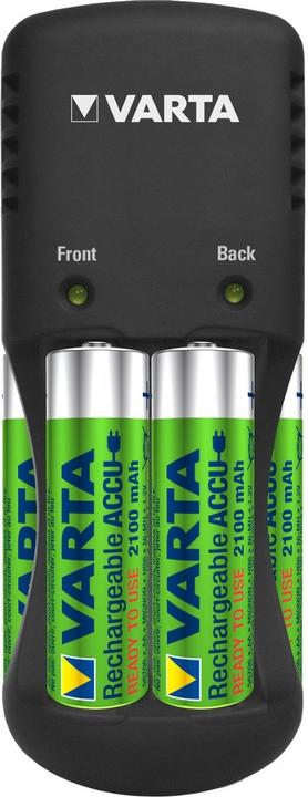 Produktbild Varta Pocket Charger inkl. 4x AA 2100mAh (4 Stk., AA, 2100 mAh, Ladegerät inkl. Akku)