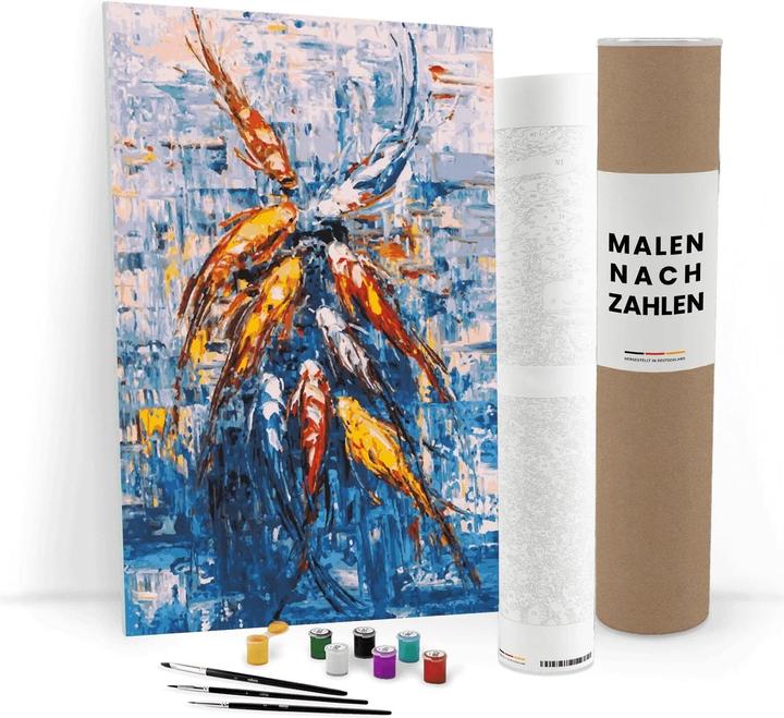 Actual product image ZenPainting Bunte Koi - Malen nach Zahlen