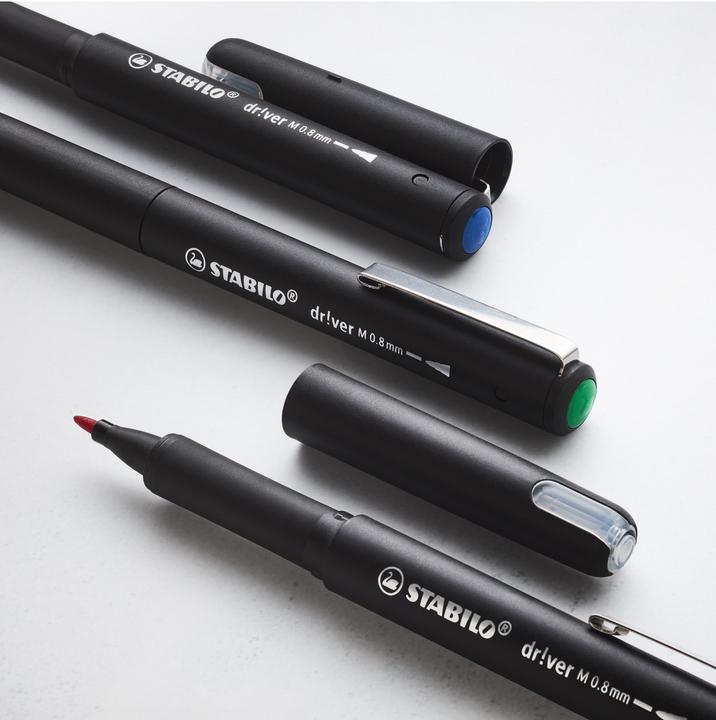 Image du produit STABILO dr!ver Fineliner rot 0,8 mm, 1 St. (Noir, 1 x)