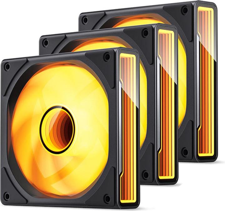 Image du produit Jonsbo ZK-120B Ventilateur 3en1 - A-RGB, noir (120 mm, 3 x)
