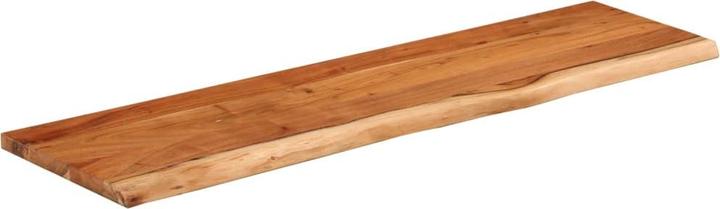 Immagine prodotto VidaXL Scaffale da parete rettangolare con bordo ad albero, scaffale da ufficio in legno massiccio di