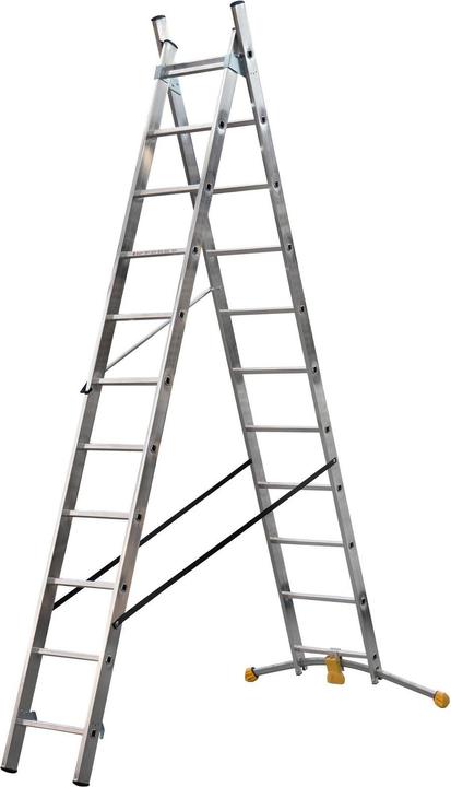 Hailo Kombileiter HobbyLOT 2 x 11 Sprossen (Mehrzweckleiter, 314 cm)