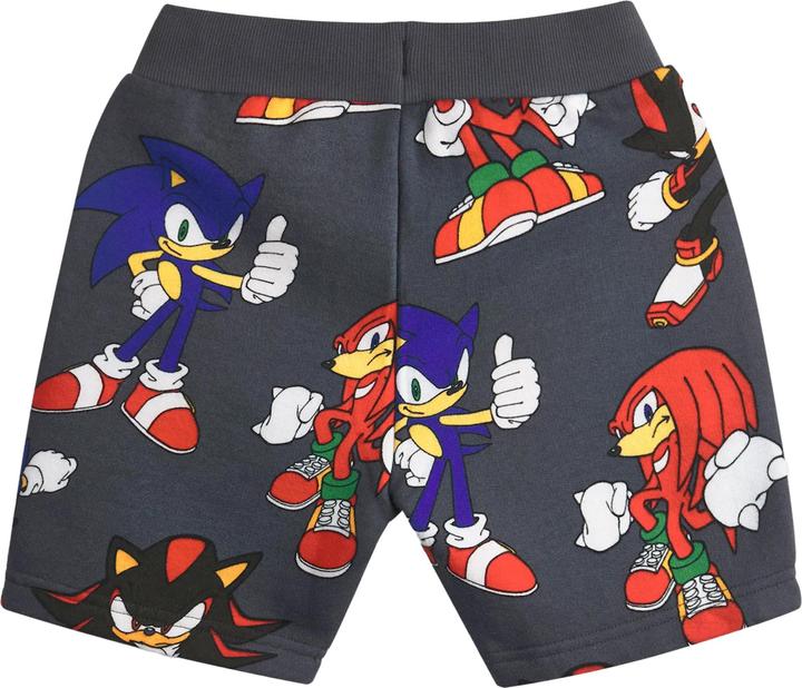 Actual product image Sonic The Hedgehog Boys Characters Long-Sleeved Sweatshirt and Shorts Set (104)