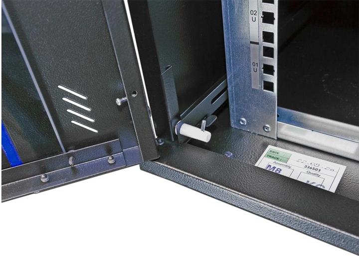 Produktbild Wirewin Wandschrank 600X450X12U Pro 2nd Gen 19 / 12HE / Schwarz (12 HE, 19 Zoll Rack)