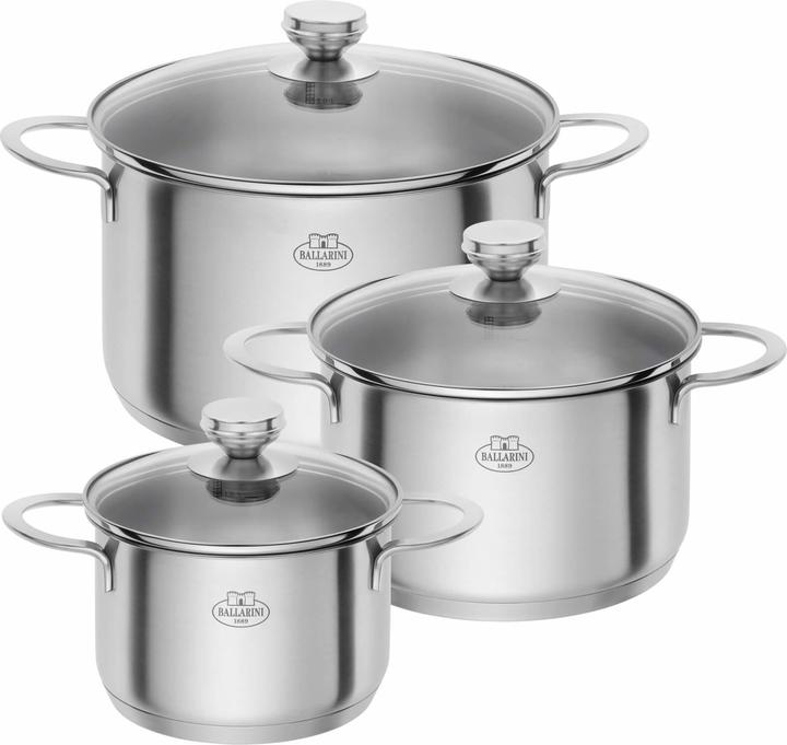 Immagine prodotto Ballarini 75003-078-0 (24 cm, Set di pentole e padelle da cucina, Acciaio inossidabile)
