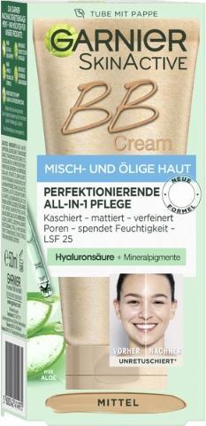 Produktbild Garnier BB, Mittel, Unterwand für ölige und gemischte Haut, 50 ml