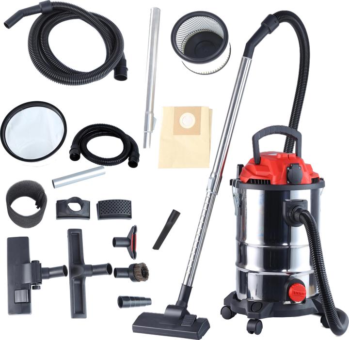 Actual product image Camry CR 7045 industrial vacuum cleaner stainless steel