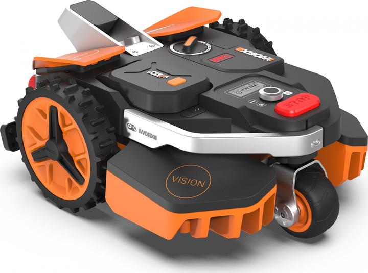 Worx Robot grasmaaier " WR206E " Vision Landroid tot 600 m², WLAN, camera (600 m², Zonder grensdraad)