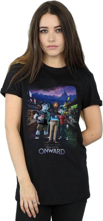Immagine prodotto Disney Onward Character Poster Maglietta Ampia Donna (XL)