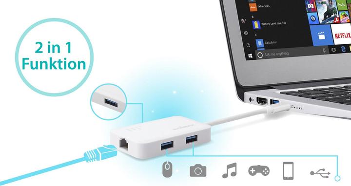 Produktbild edimax Eu-4308 (USB-C, 4 Ports)