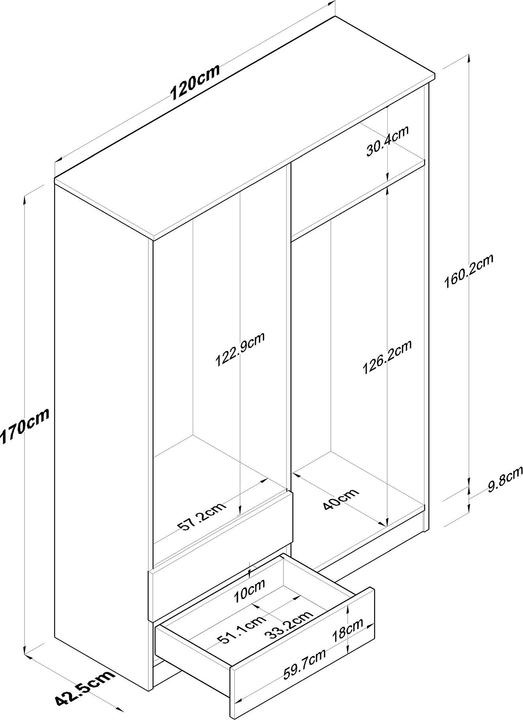 Produktbild Skye Decor Kensley (120 x 42.5 cm)
