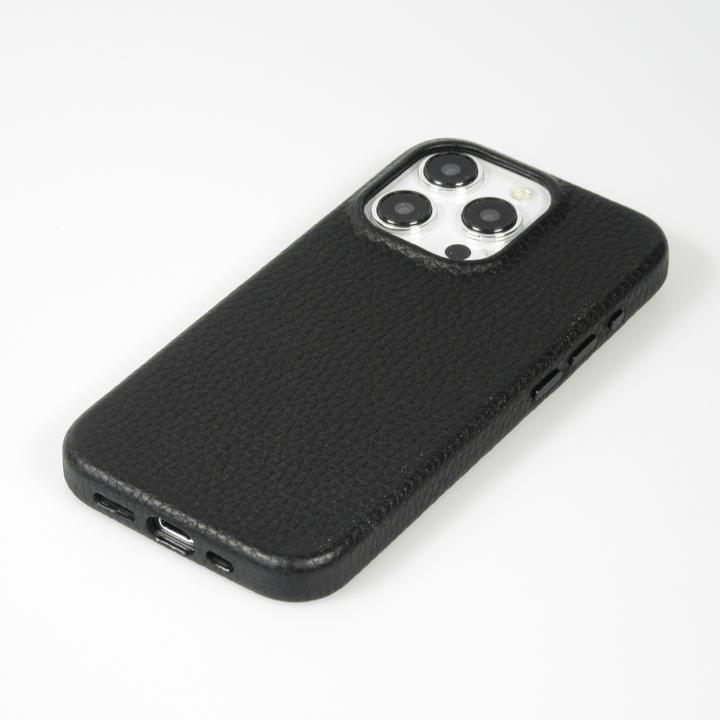 Actual product image PhoneLook Cover Fully grained luxury calfskin with metal buttons and MagSafe (Apple iPhone 15 Pro Max)