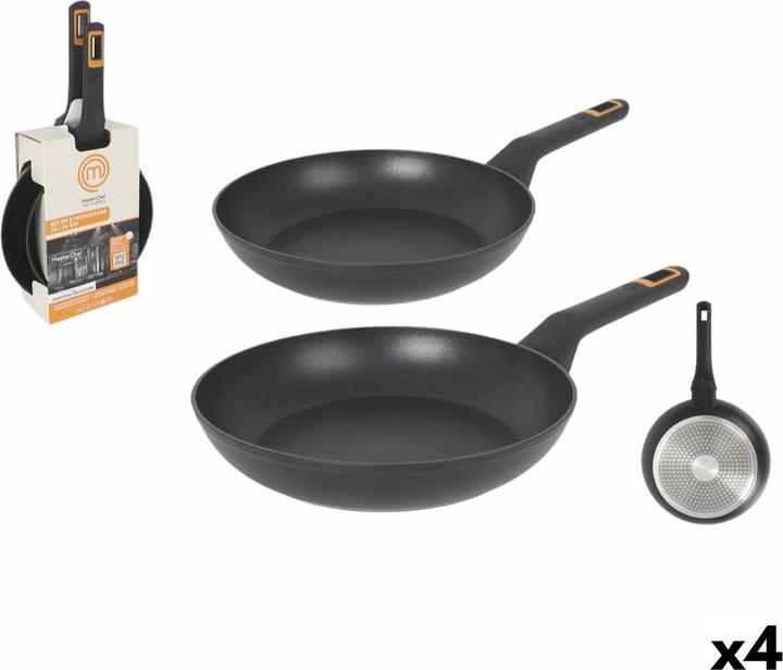 Actual product image Masterchef Pfannenset 2,5 mm (4 Stück) (24 cm, Pan set + pot set)